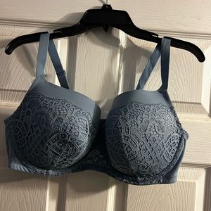 Light blue lace bra